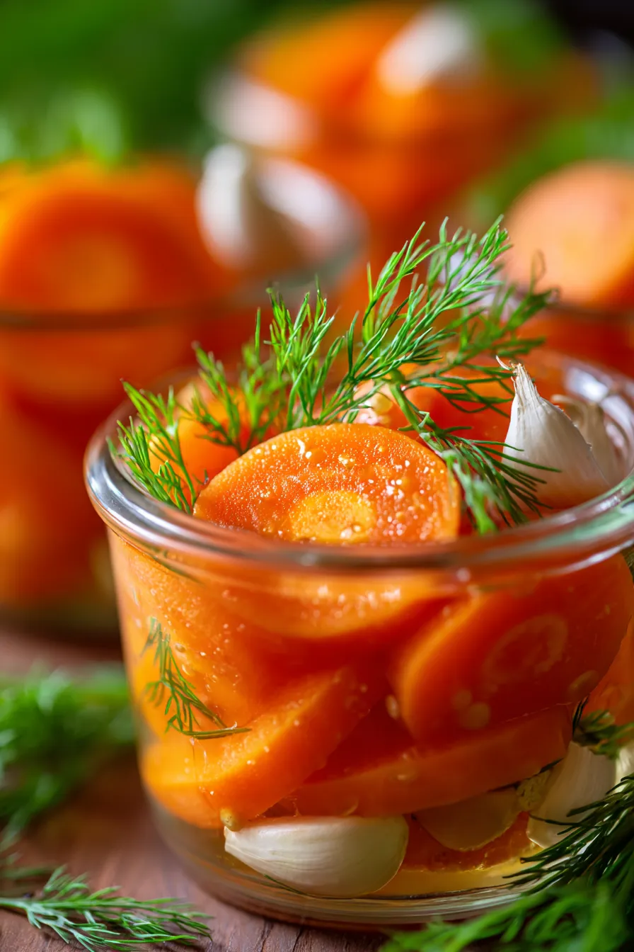 pickled carrots ingredients spread