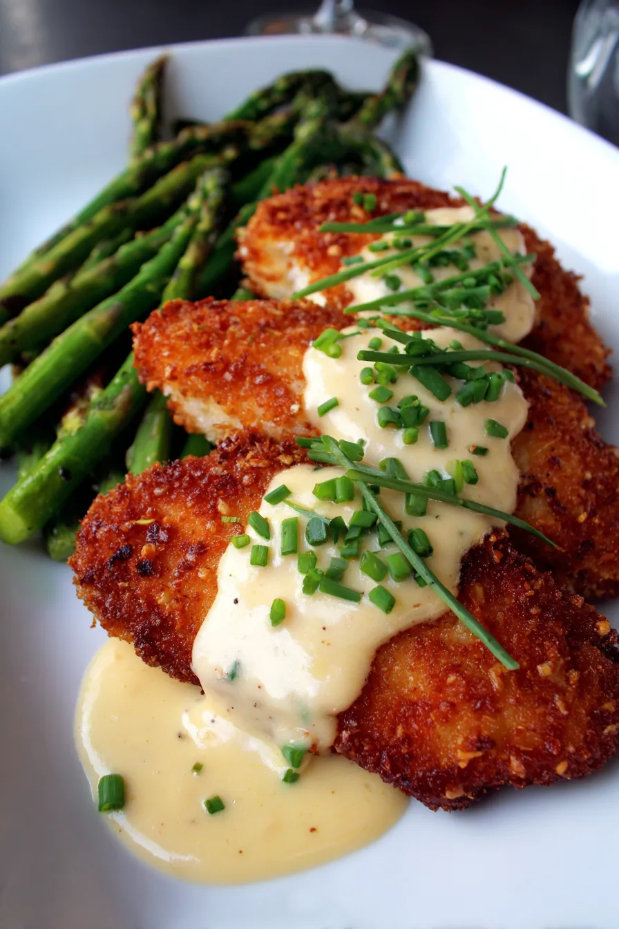 Pretzel Chicken with Mustard Cheddar Sauce-ingredients-flatlay