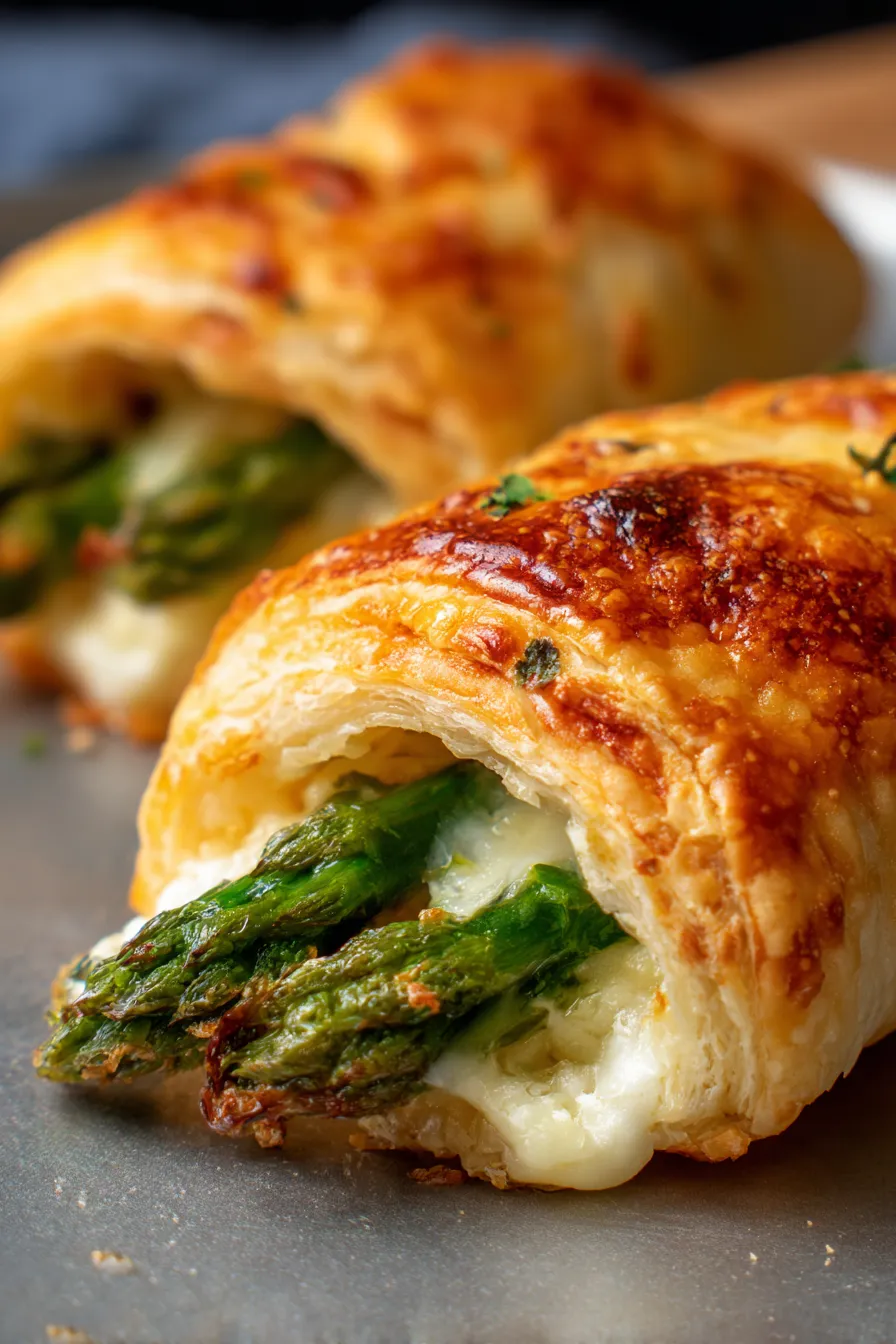 Flaky Cheesy Asparagus Bundles – Quick & Easy Side!