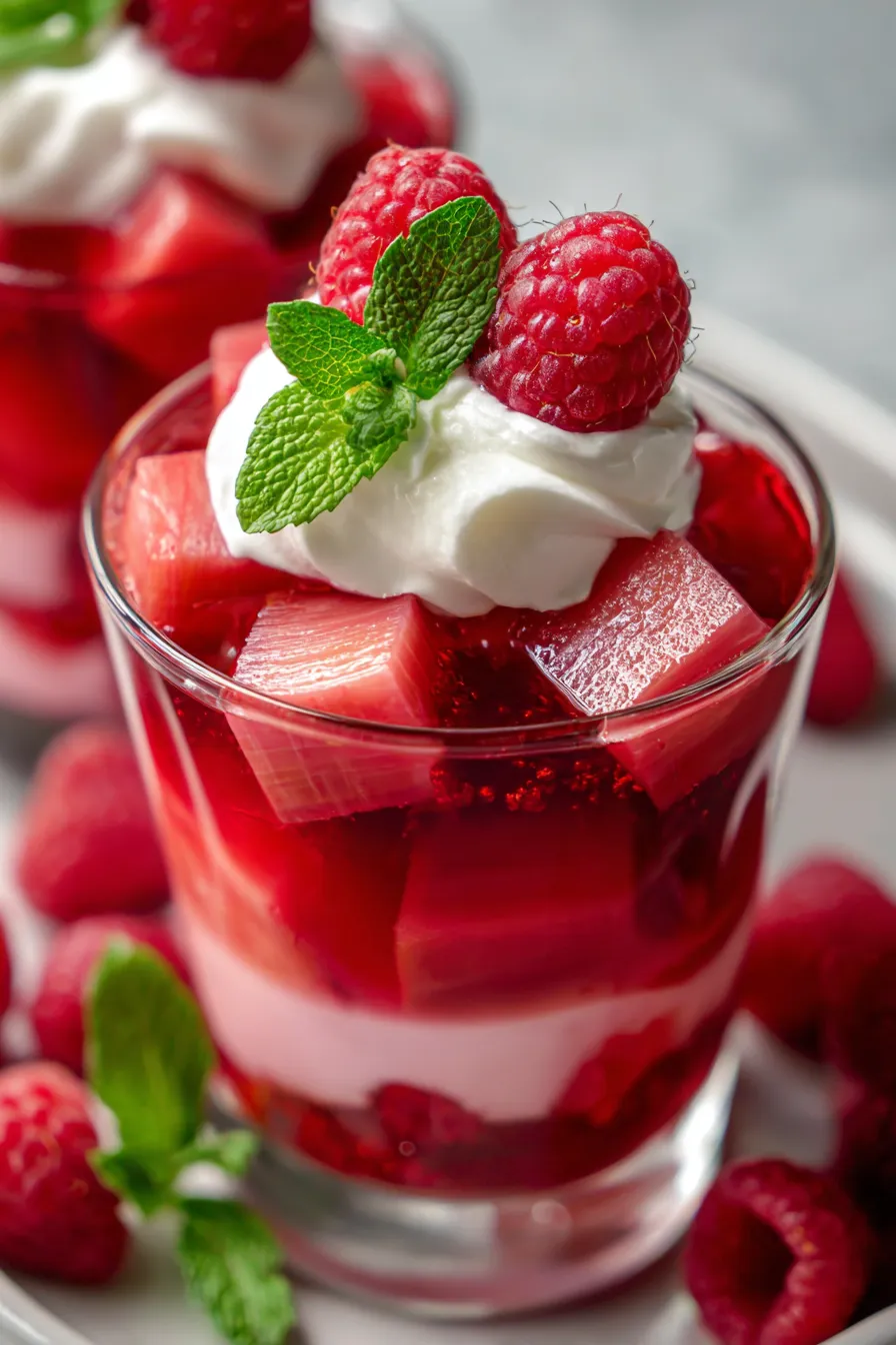 RaspberryRhubarbJelloWhips-creamy-texture