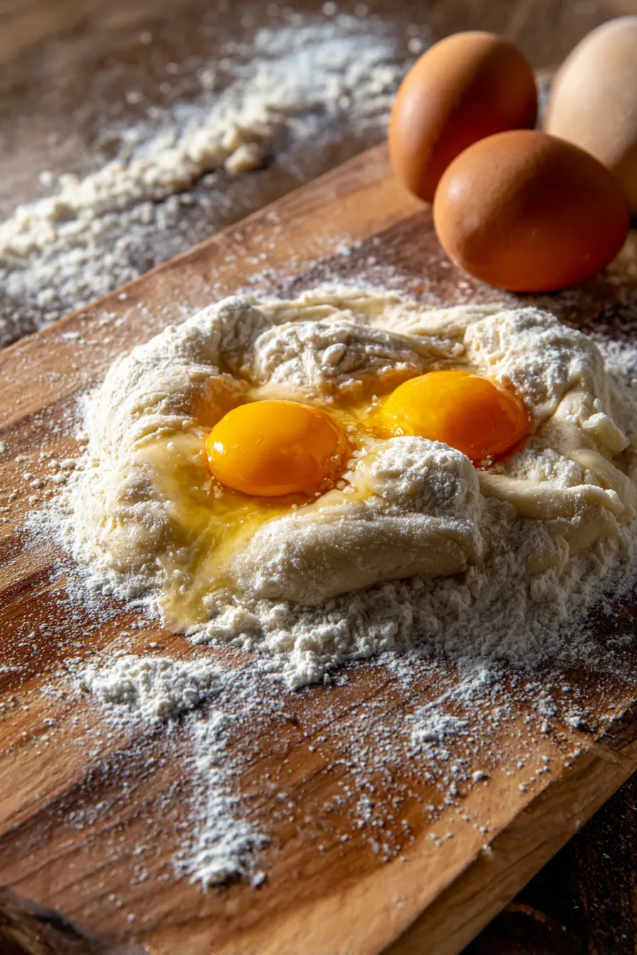 raw pasta sheets texture