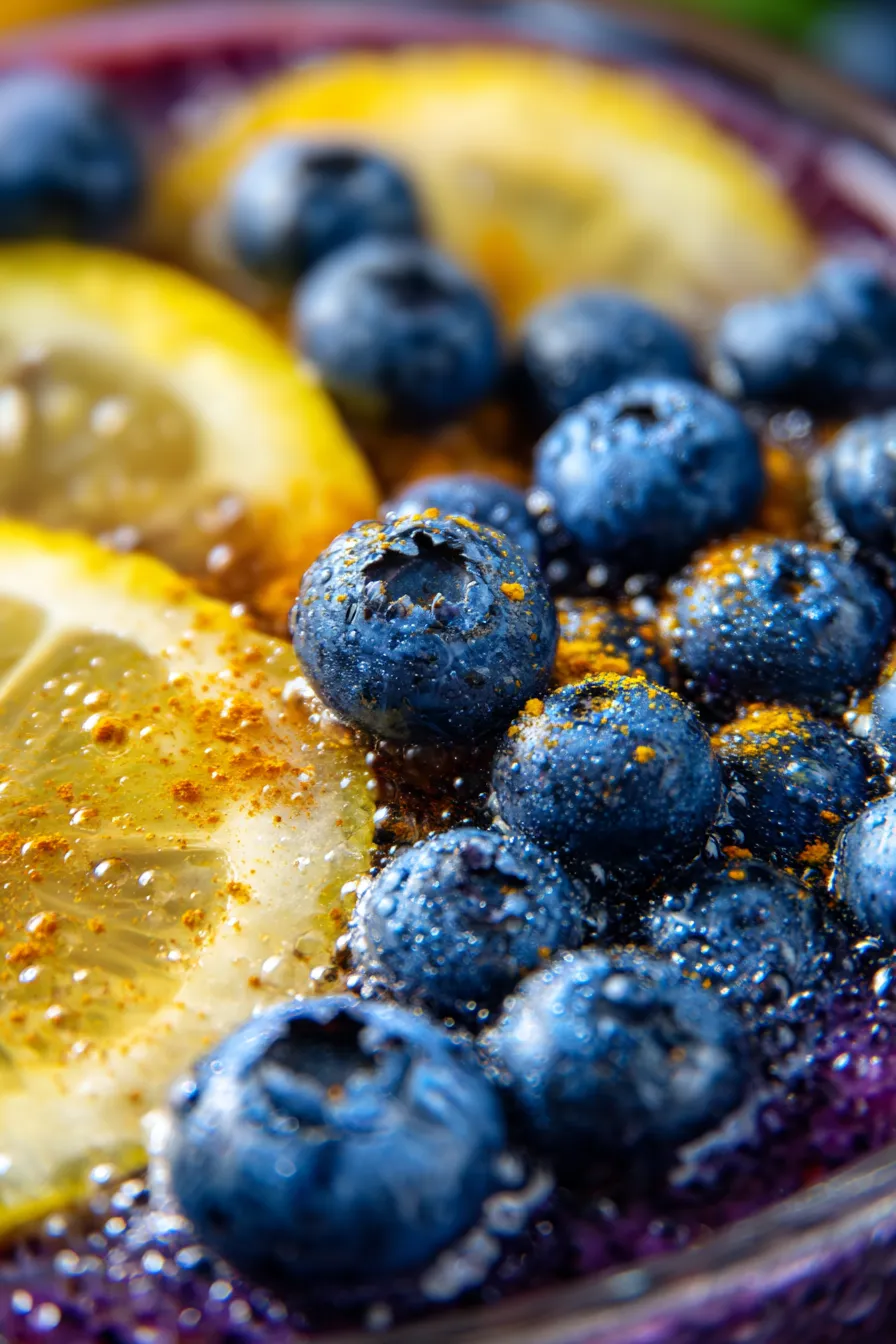 refreshing smoothie glass close-up