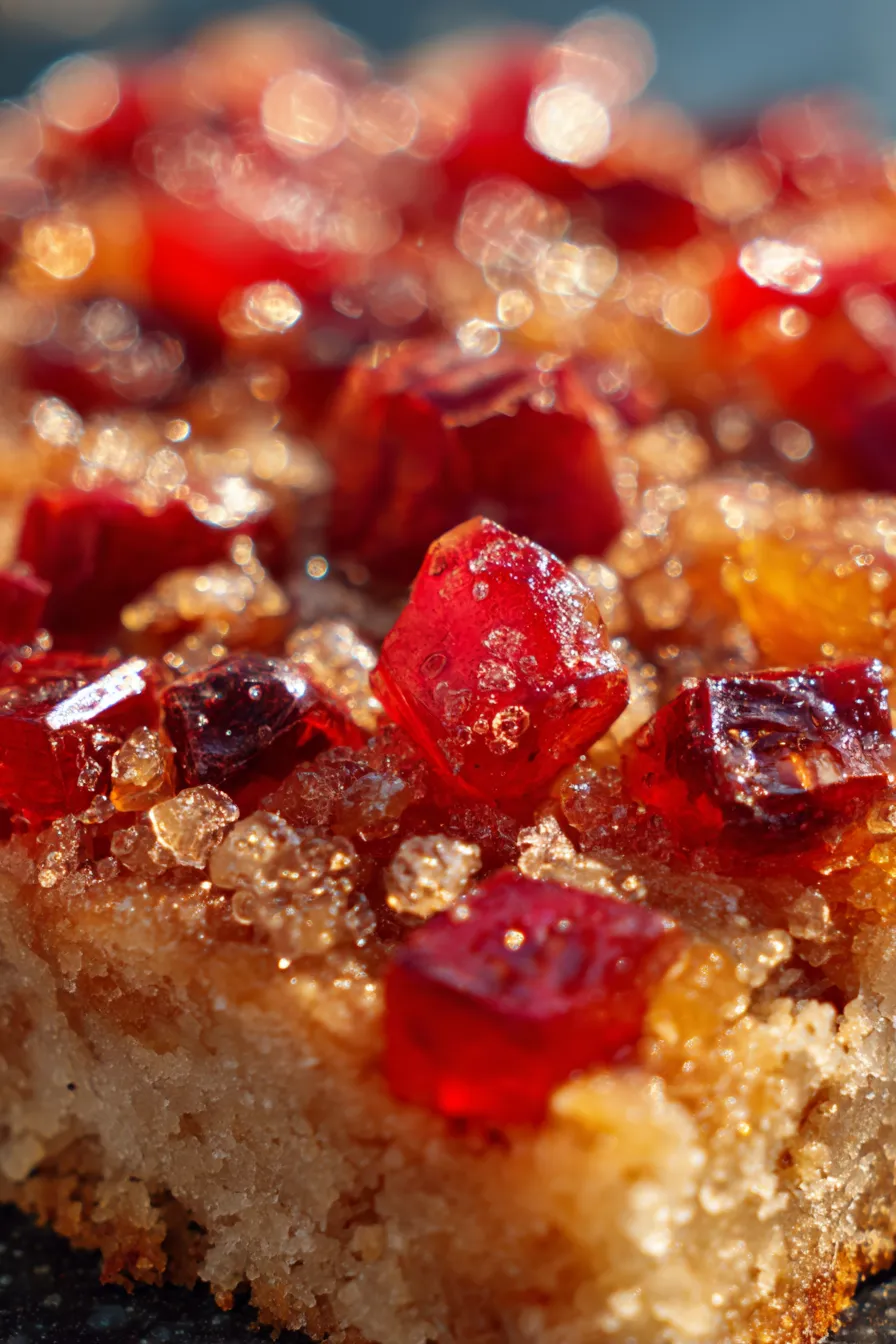rhubarb cake texture