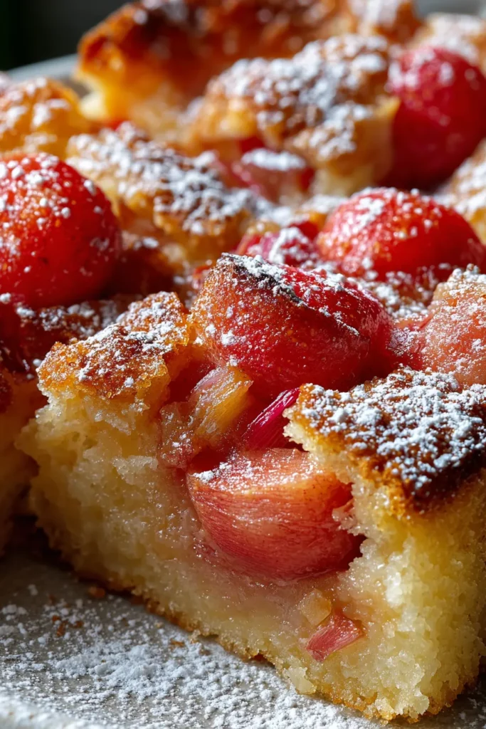 Irresistible Rhubarb Pudding Cake: Easy, Comforting Recipe