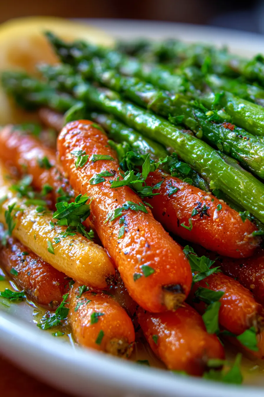 Roasted Asparagus & Carrots – A Fresh Easter Side!-ingredients-fresh