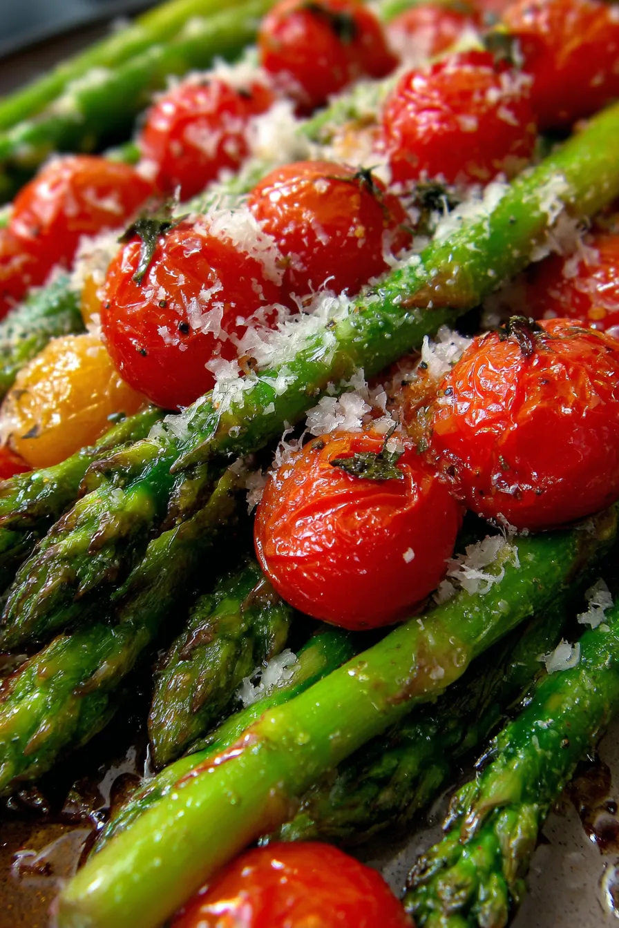 Simple Asparagus Side Dish-plated-garnished