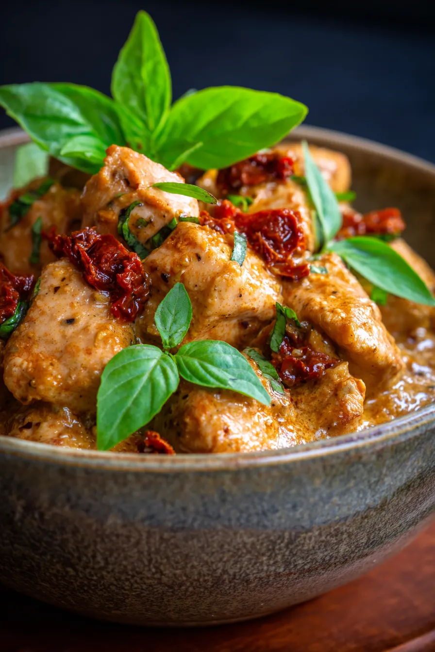 Slow Cooker Chicken dinner plate presentation