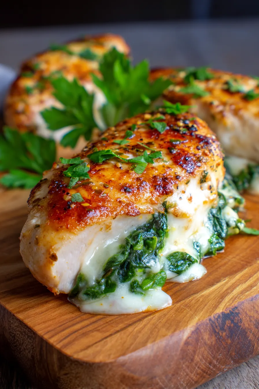 Spinach Stuffed Chicken: Easy, Cheesy & Irresistibly Delicious!