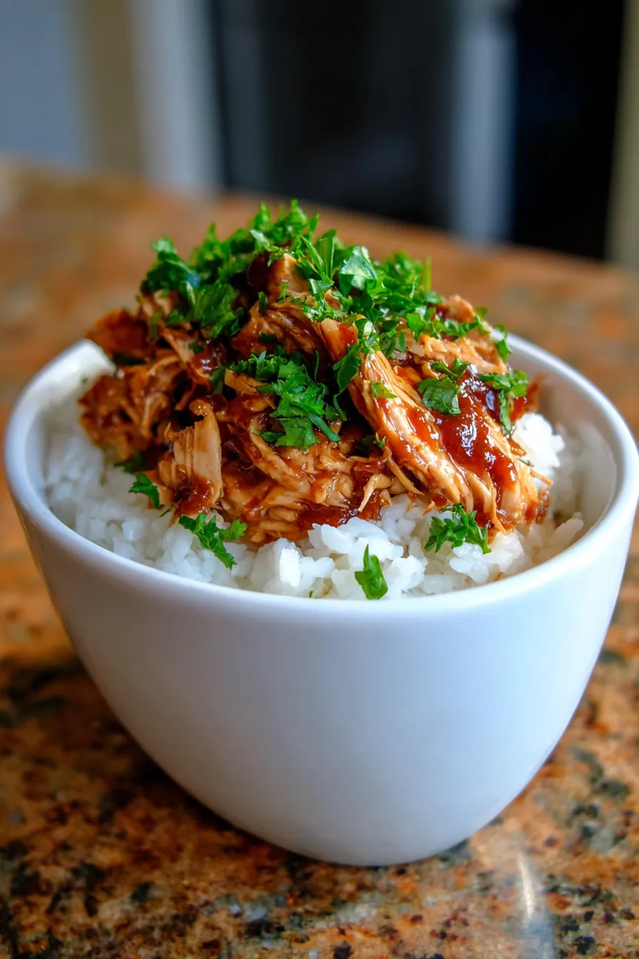 Sweet Baby Ray’s Crockpot Chicken: Easy Weeknight Meal!