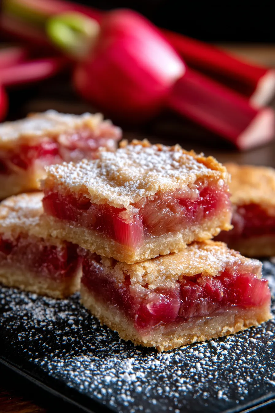 Tangy Rhubarb Bars: Your New Favorite Spring Dessert!
