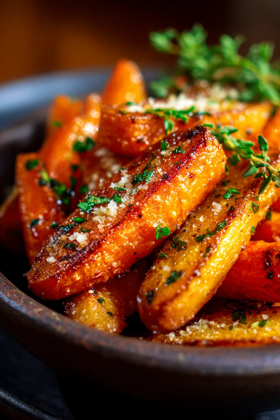 Roasted Parmesan Carrots: Easy & Irresistible Side Dish! 🥕