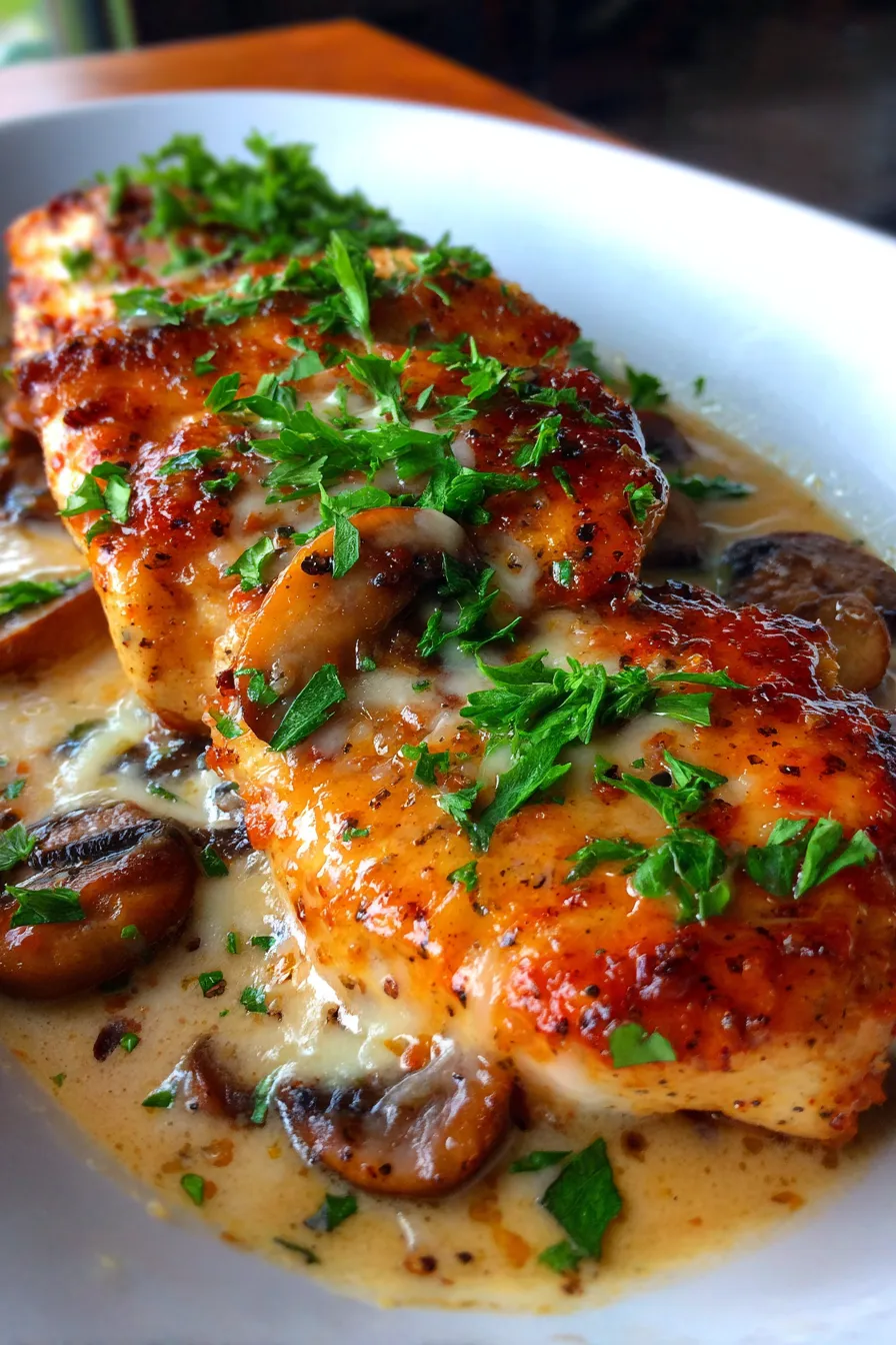 Texas Roadhouse Smothered Chicken Copycat | Easy Recipe