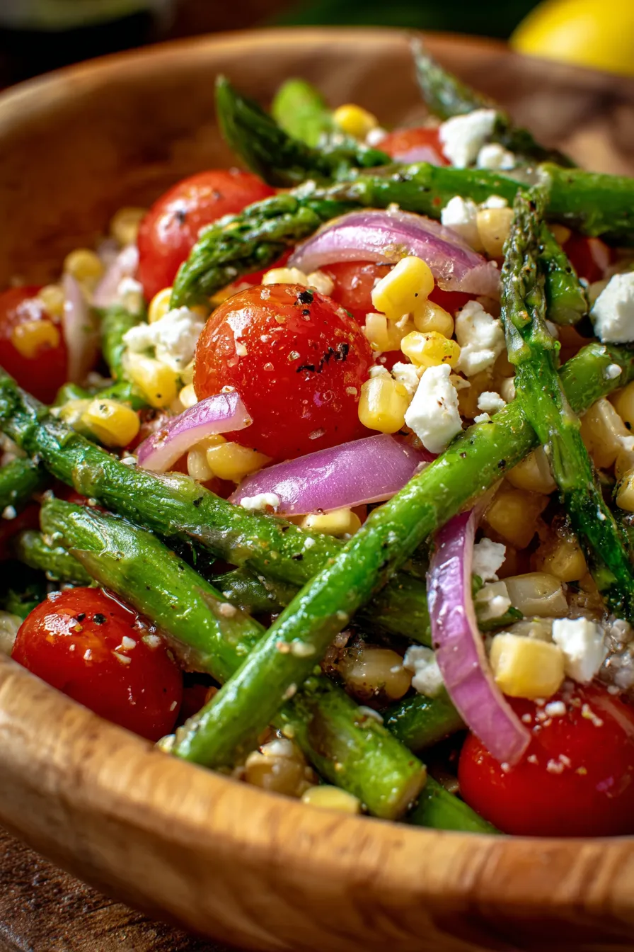 vibrant summer salad bowl