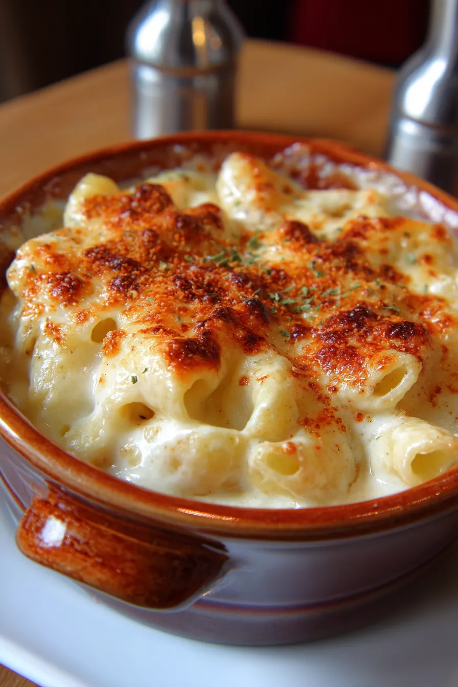 Viral Mac and Cheese golden crust