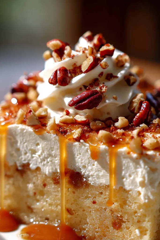 Butter Pecan Praline Poke Cake: Easy & Indulgent Recipe