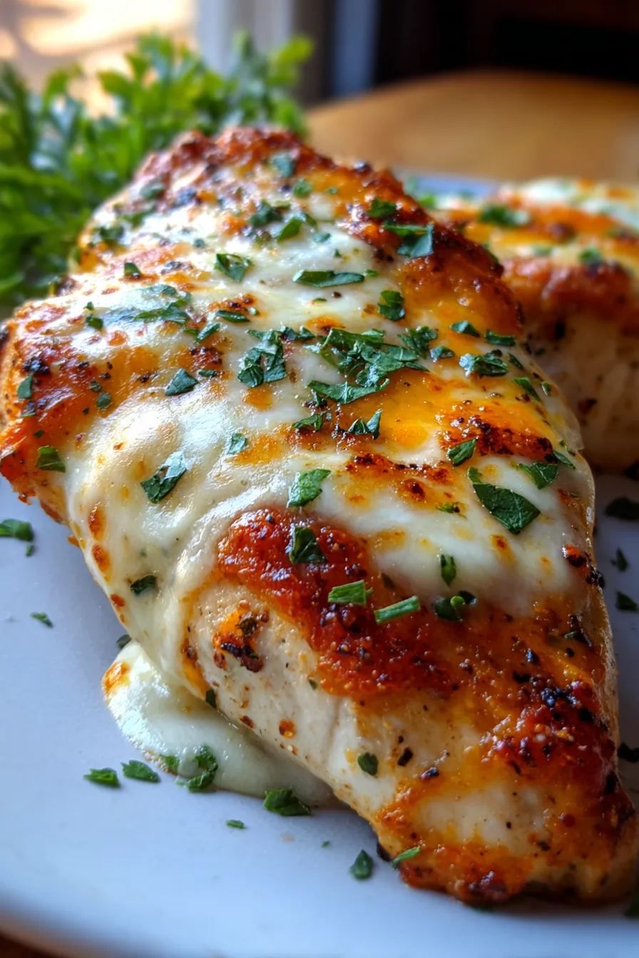 Cheesy Baked Chicken Breast | Easy Oven Dinner-ingredients-overhead