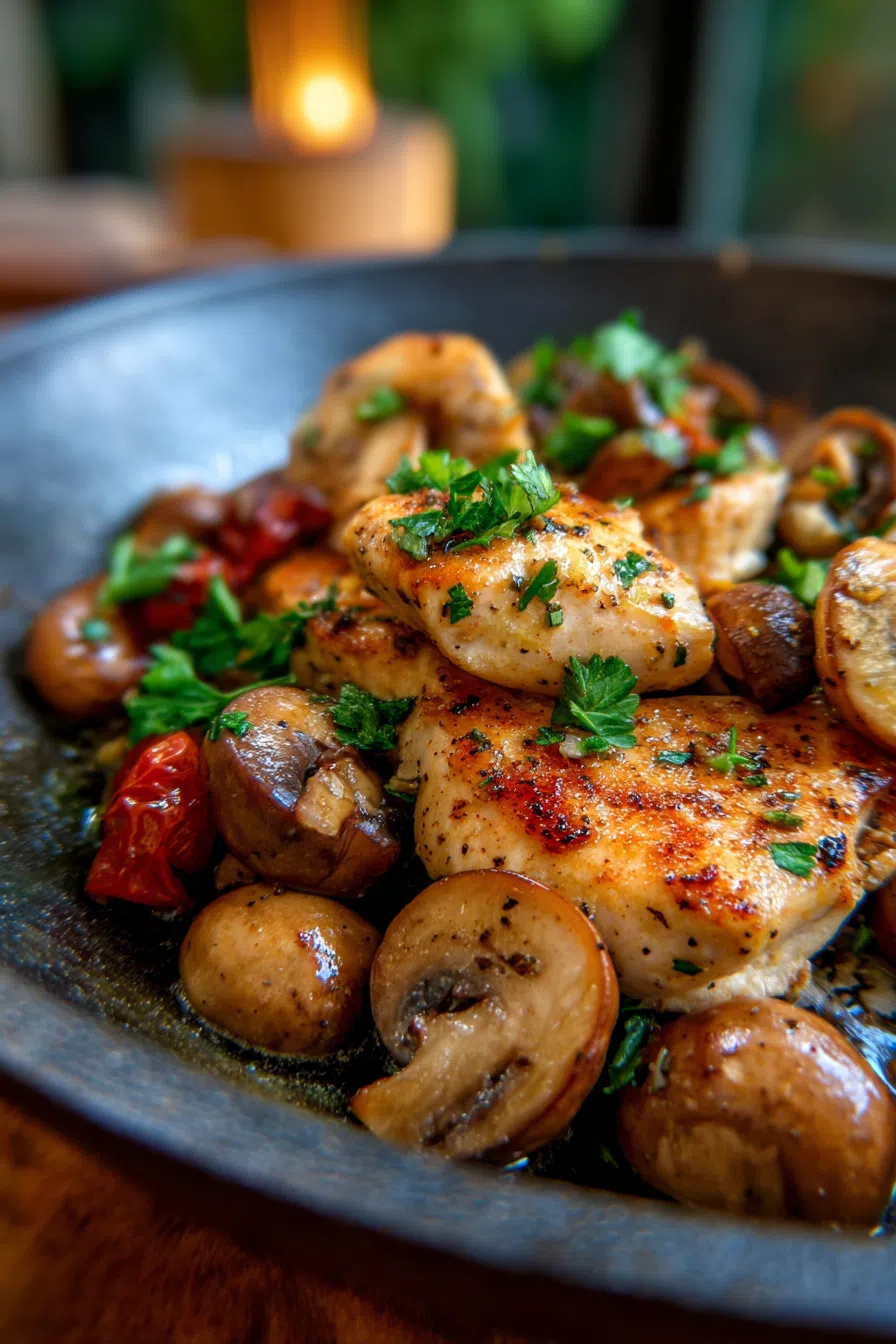Chicken & Mushroom Skillet