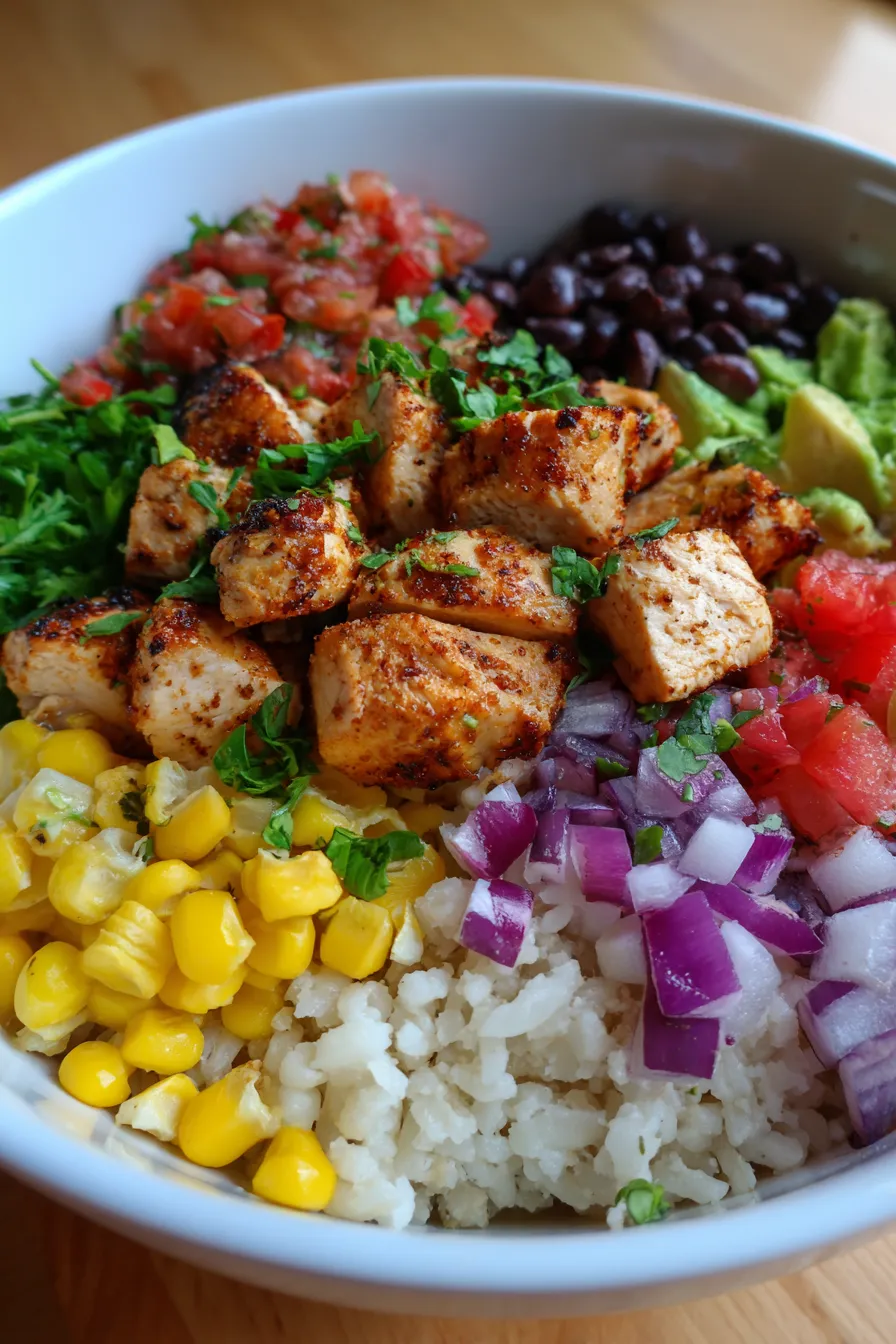 Chicken Burrito Bowls | Easy Meal Prep Dinner-meal prep containers