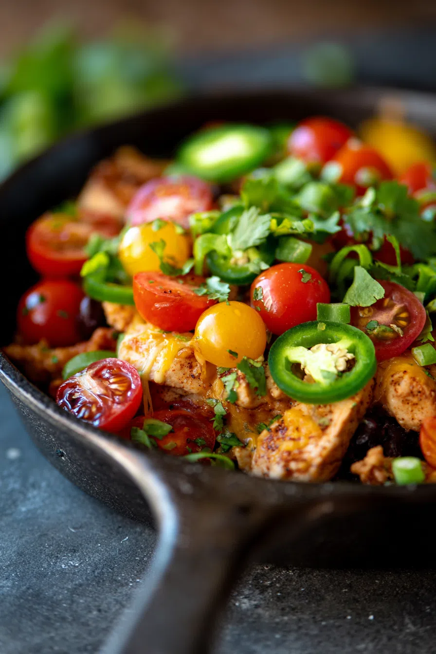Chicken Taco Skillet | Easy Taco Night Dinner, Under 30 Minutes!