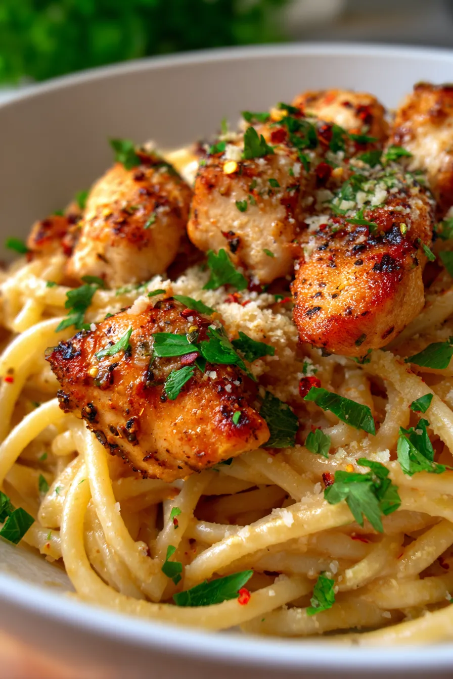 Creamy Garlic Butter Chicken Pasta | 20-Min One-Pot Dinner