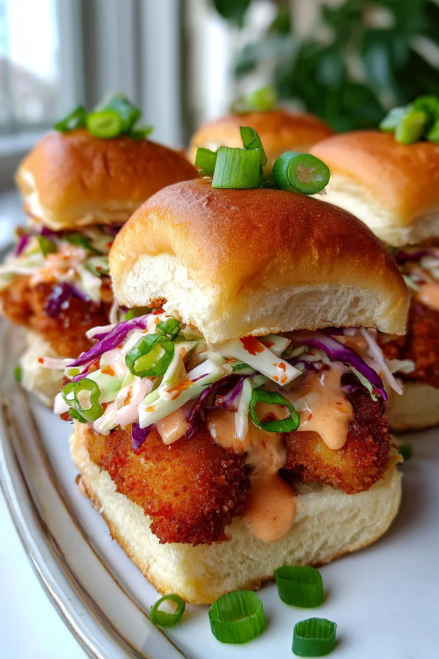 creamy spicy Bang Bang sauce drizzle over crispy chicken