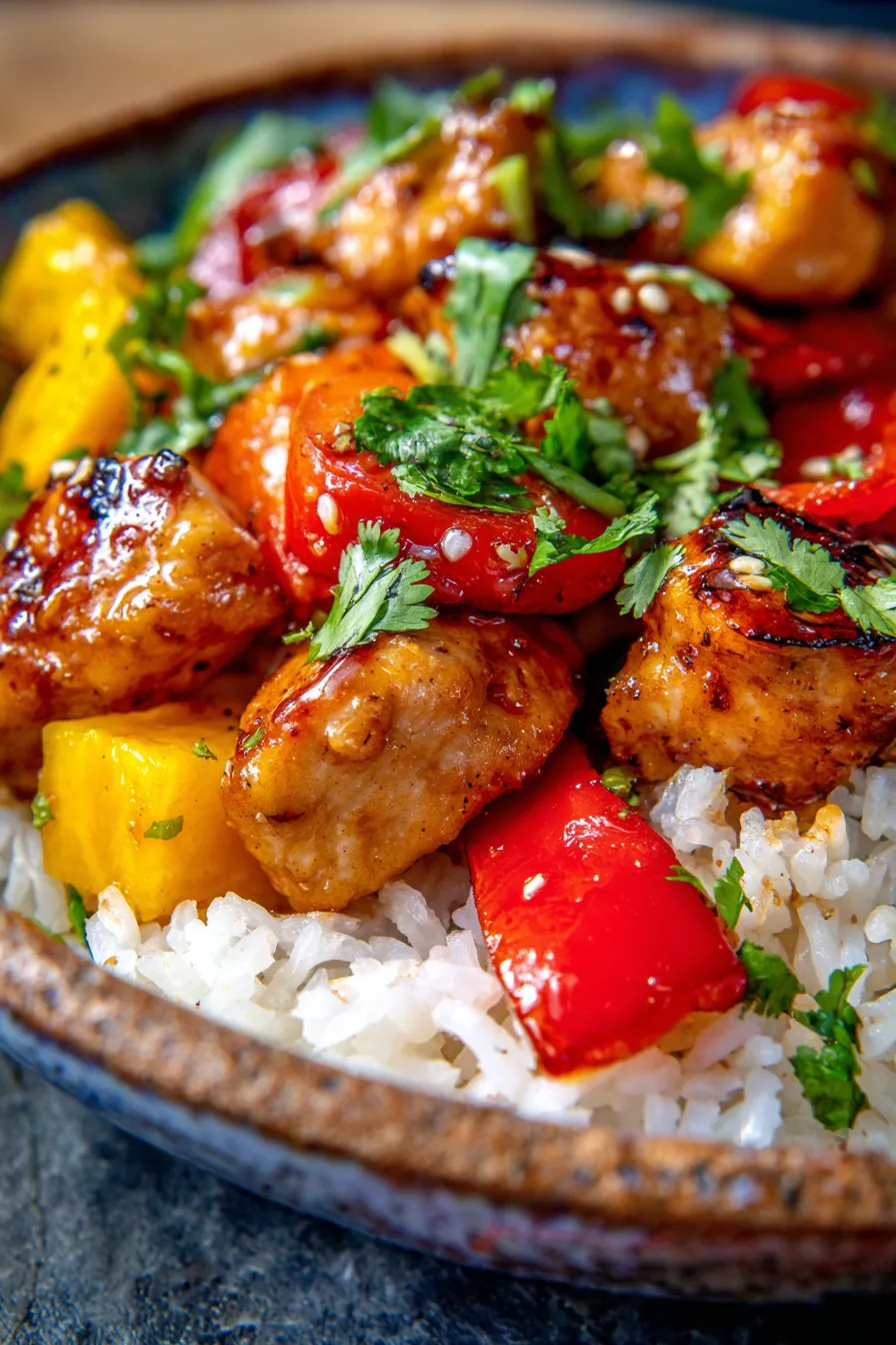Easy Mango Chicken Rice Bowl: 30-Min Weeknight Recipe