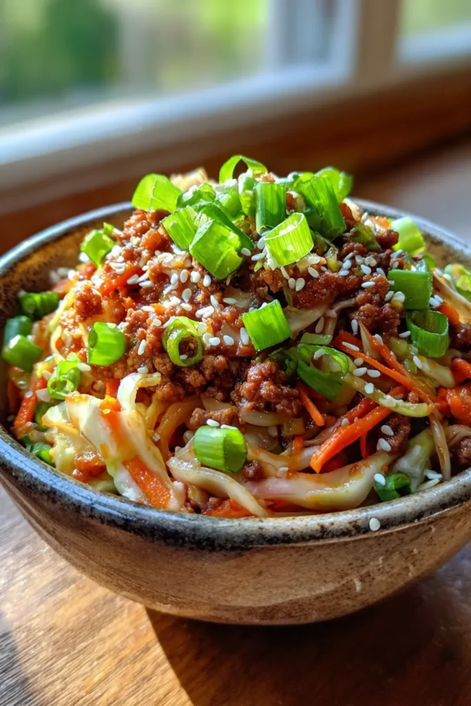 Better-Than-Takeout Egg Roll in a Bowl | Easy & Healthy Dinner