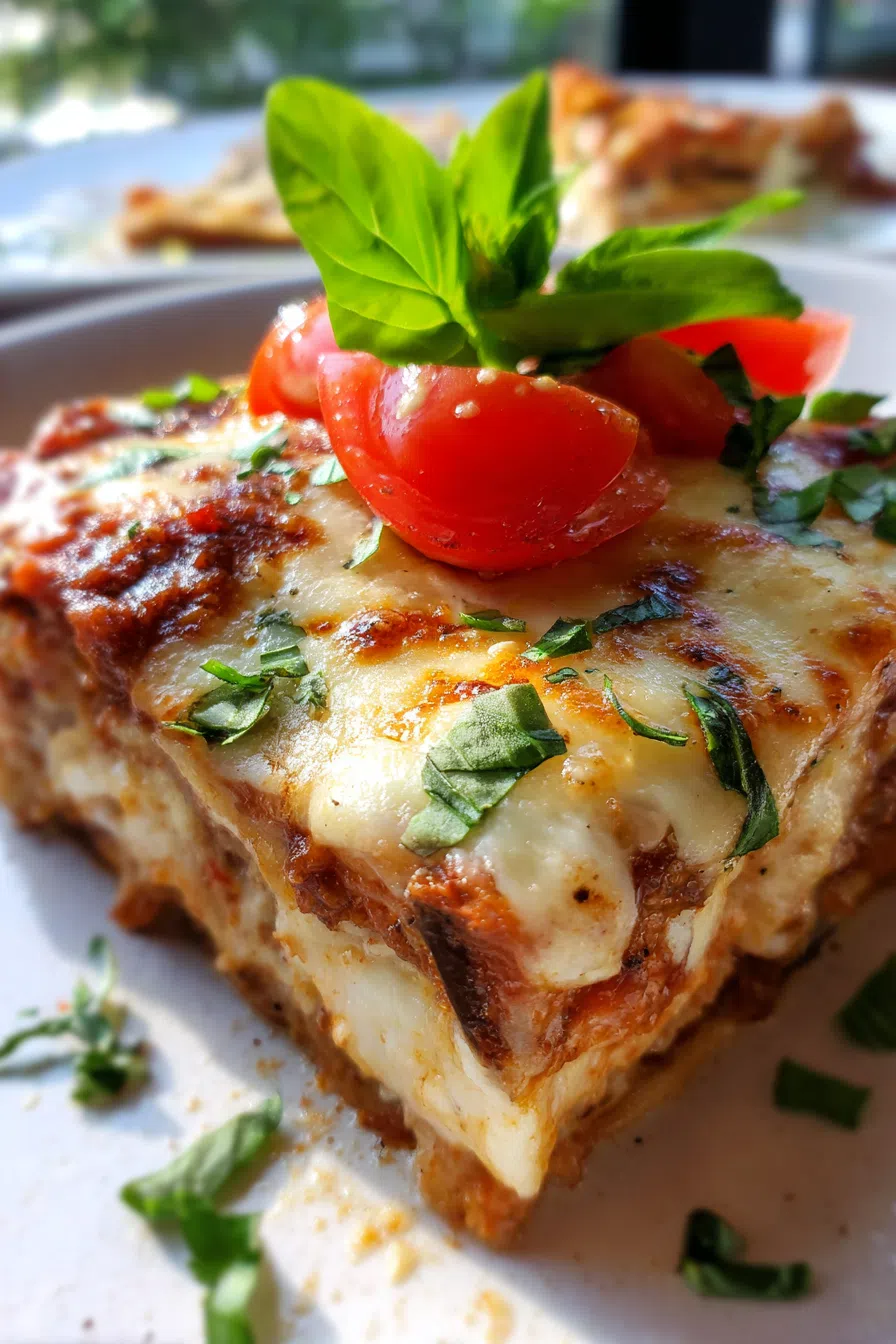 Eggplant Lasagna Low Carb Easy Dinner
