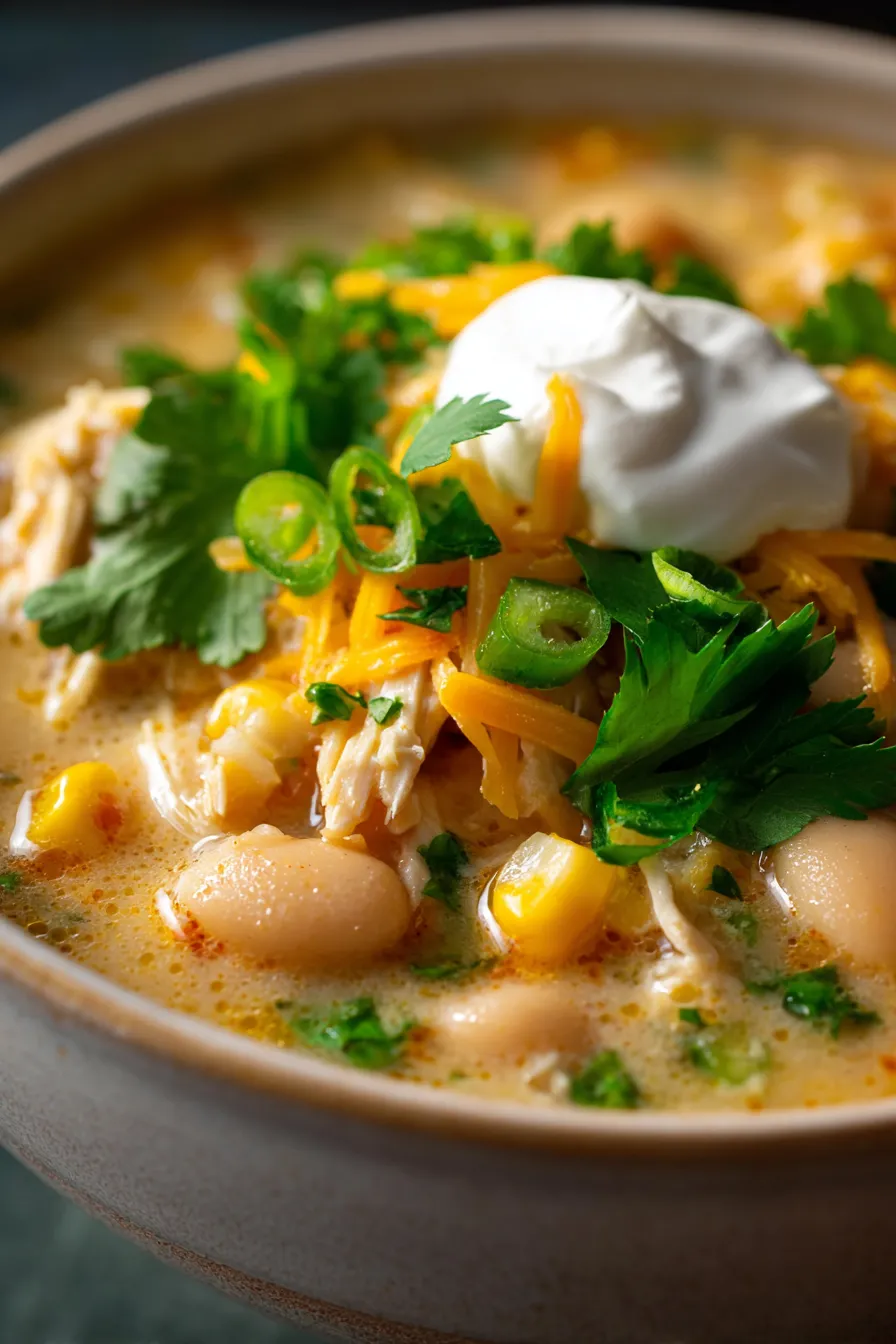 Freezer-friendly portions of White Chicken Chili in containers