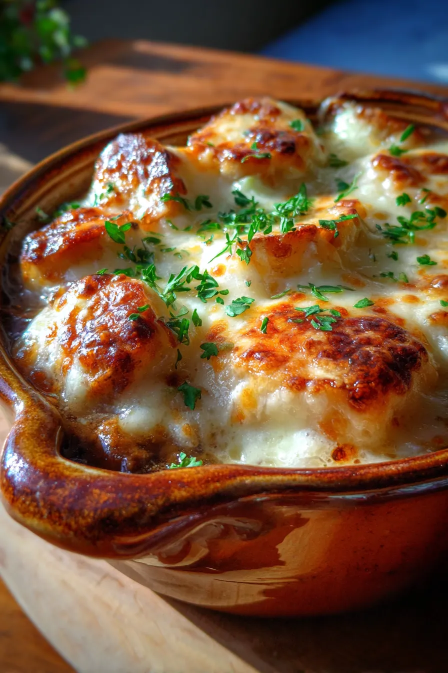 French Onion Beef Casserole (Hearty Oven Dinner)-ingredients-prep