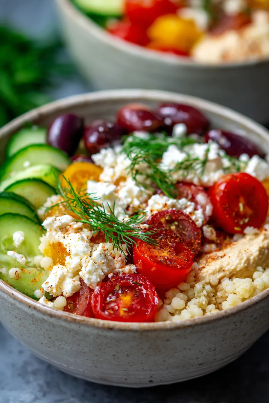 fresh vibrant mediterranean ingredients