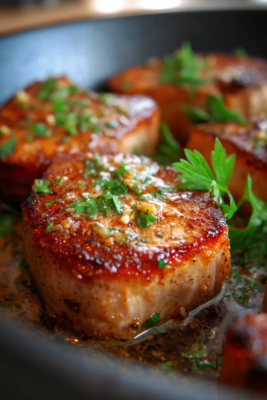 Garlic Butter Pan-Seared Pork Chops: 20-Min Dinner Recipe