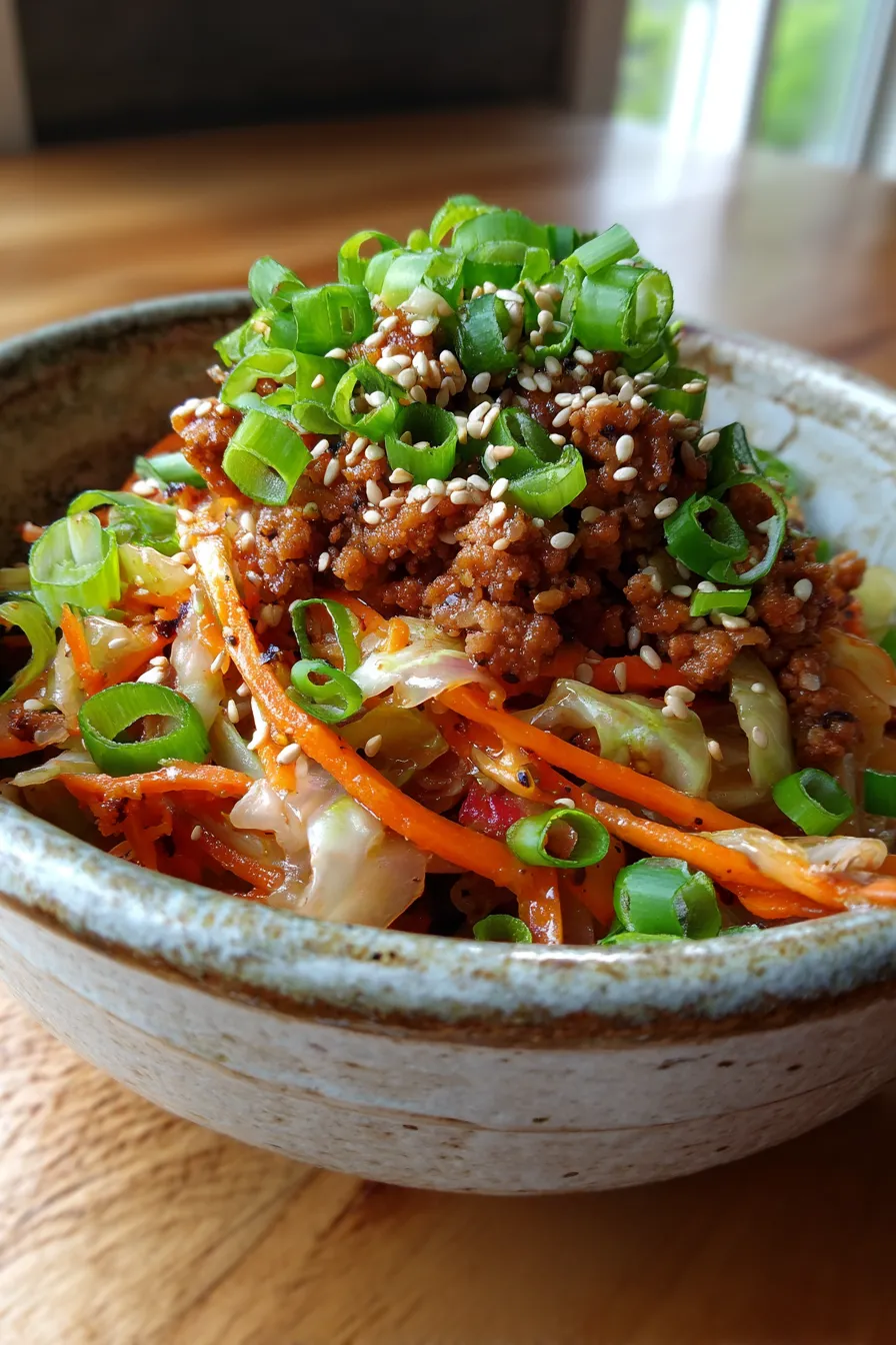 healthy asian dinner