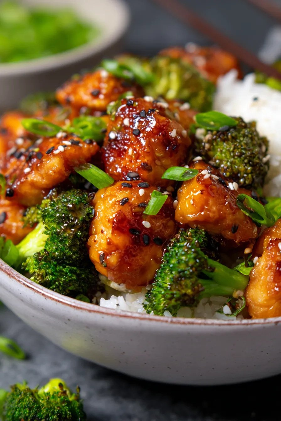 Honey Garlic Chicken & Broccoli Bowls | Easy Meal Prep Recipe