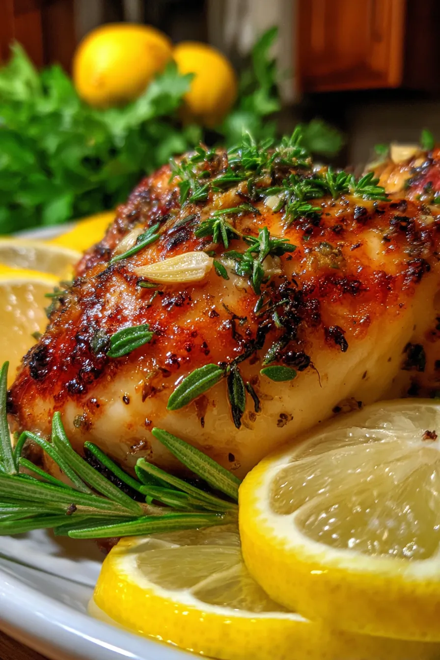Lemon Herb Roasted Chicken: Your Healthy Weeknight Hero!