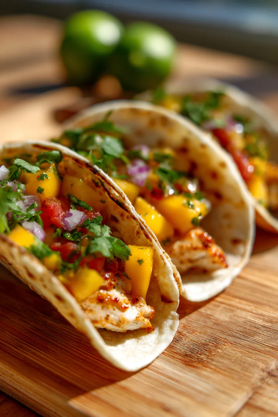 Mango Chicken Tacos Recipe for Easy Taco Night
