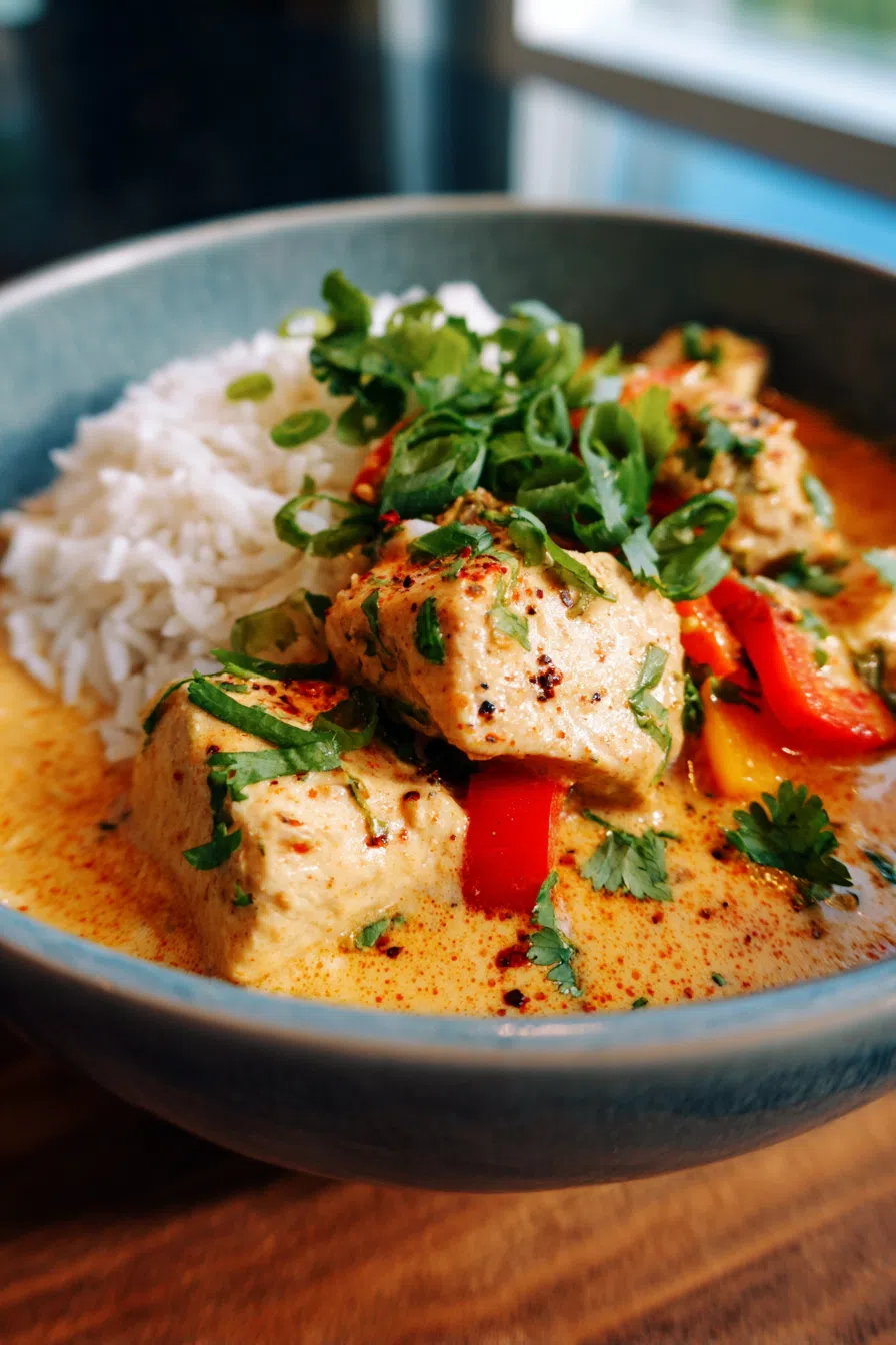 Mango Coconut Chicken | Healthy Dairy Free