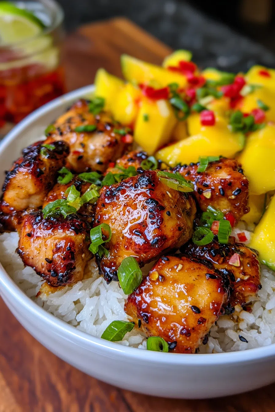 Mango Teriyaki Chicken | Easy Takeout Style Dinner