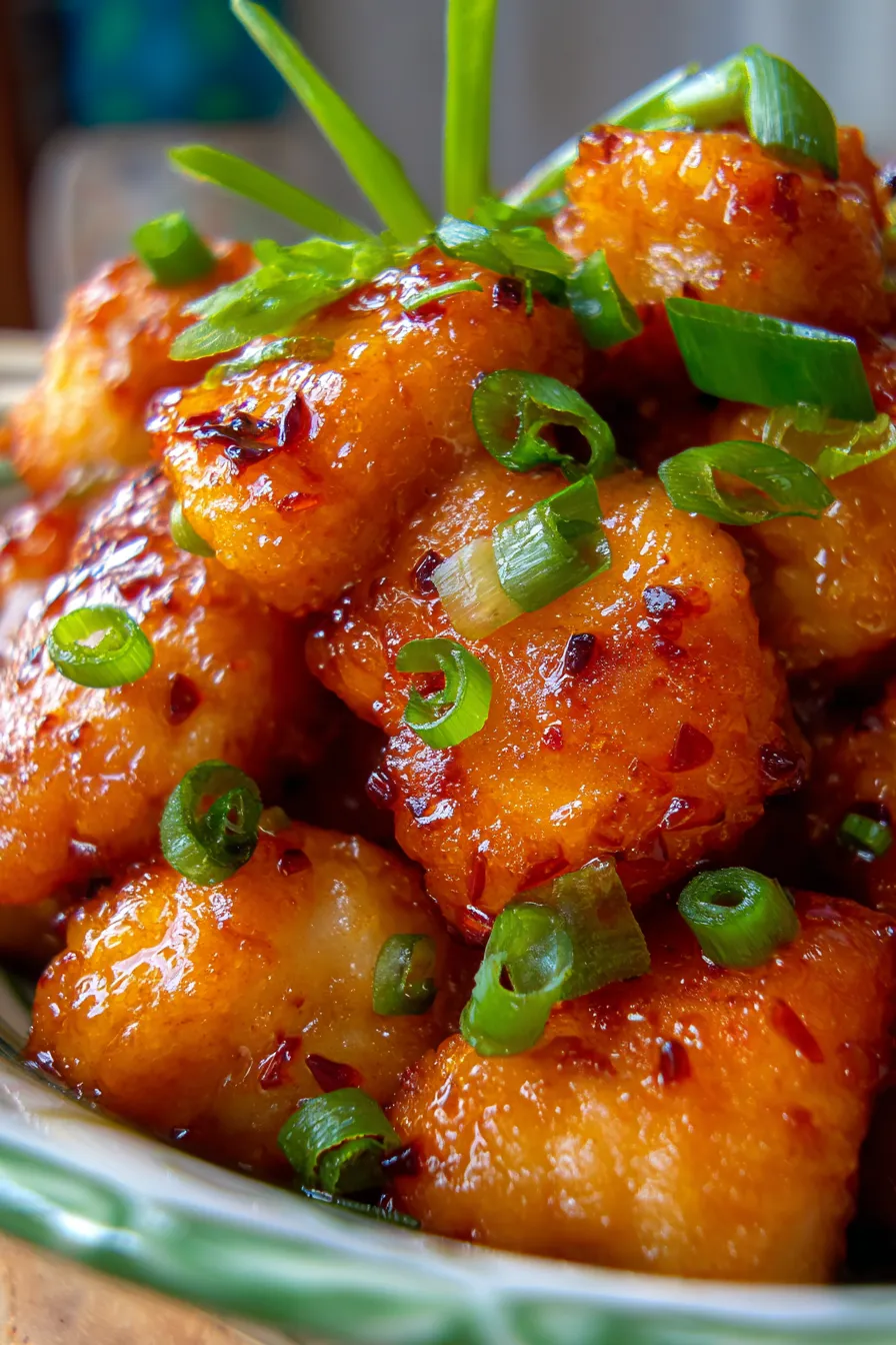 Orange Chicken vibrant sauce