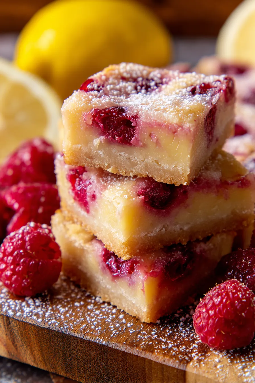 Raspberry Lemonade Bars-ingredients-arrangement