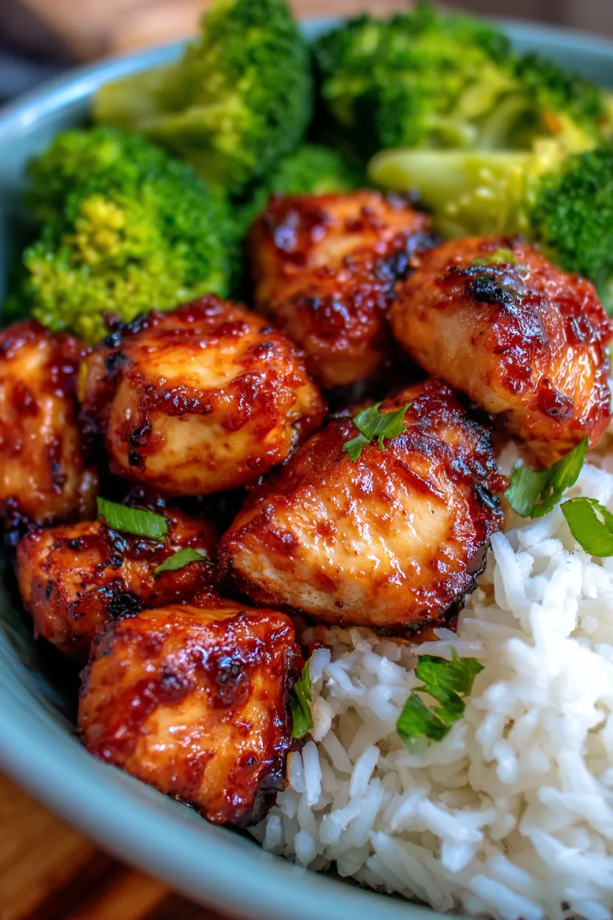 Rhubarb BBQ Chicken Meal Prep | Easy Make Ahead Dinner