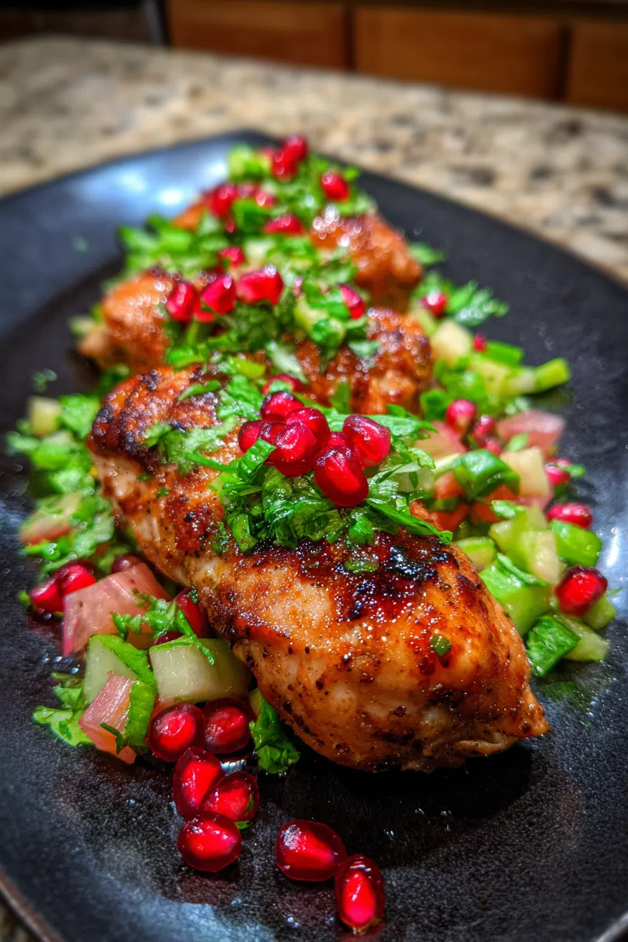 Rhubarb Ginger Chicken | Healthy Weeknight Dinner