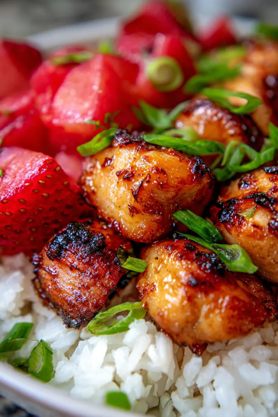 Rhubarb Ginger Chicken Meal Prep-ingredients-fresh-prep