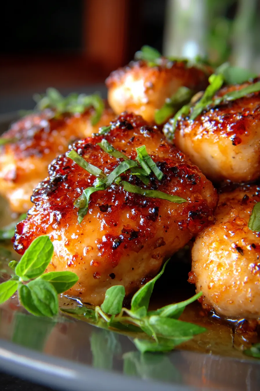 Rhubarb Glazed Chicken: Sweet & Savory Easy Dinner Recipe