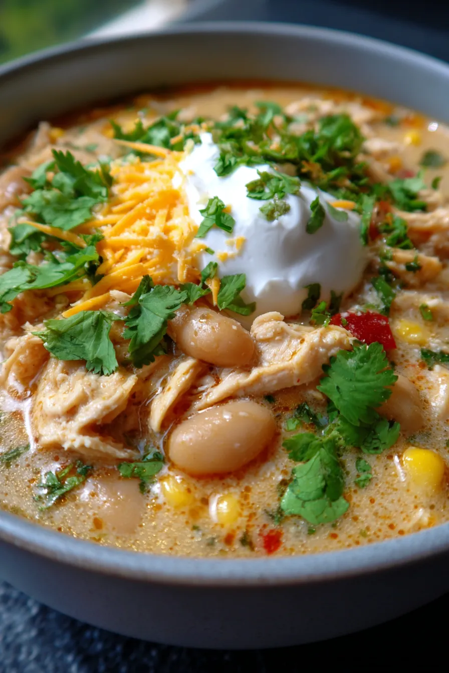 Slow Cooker White Chicken Chili | Easy Freezer Meal
