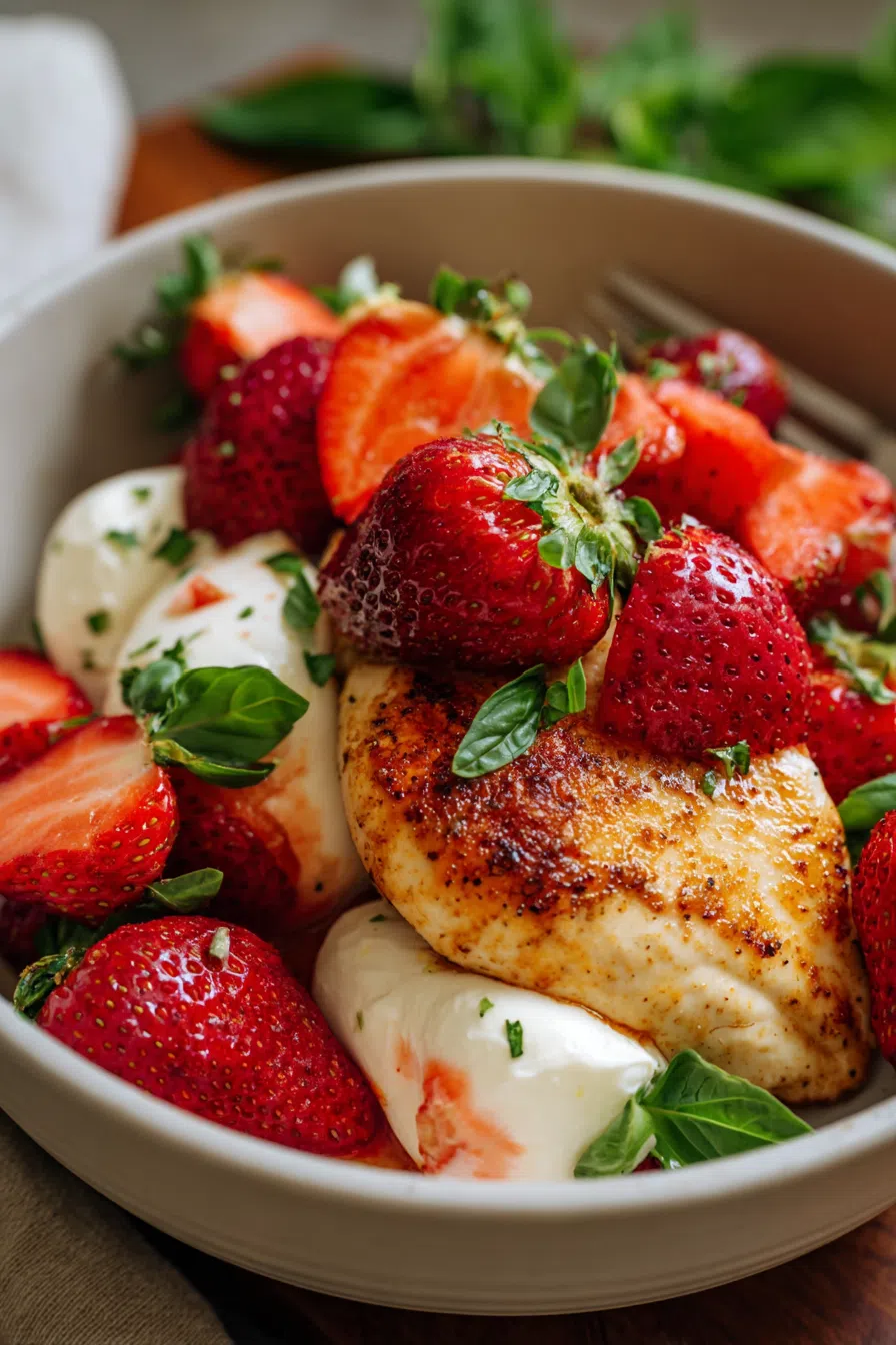 Strawberry Caprese Chicken