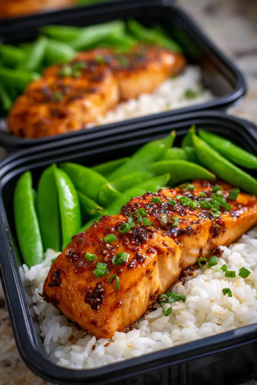 Teriyaki Salmon Meal Prep: Fresh & Flavorful 4-Day Boxes