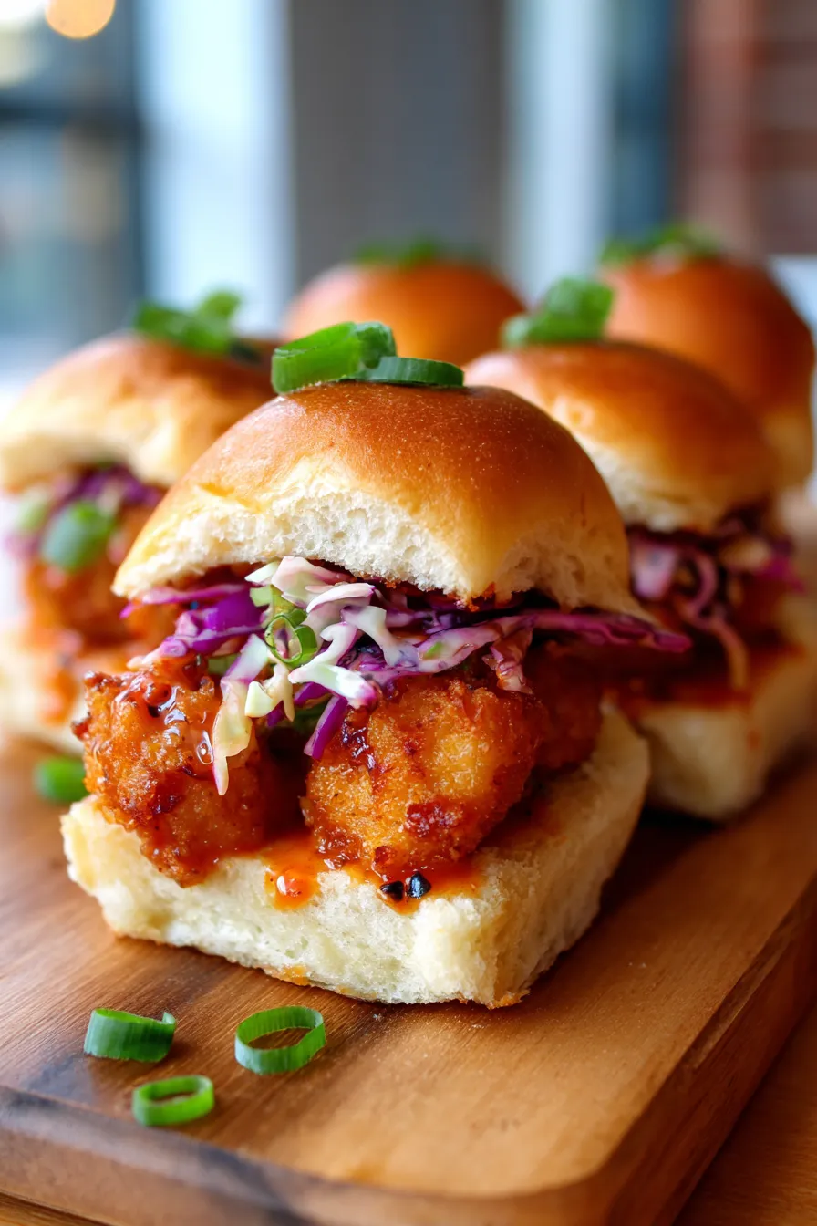 texture closeup of shredded chicken and brioche bun