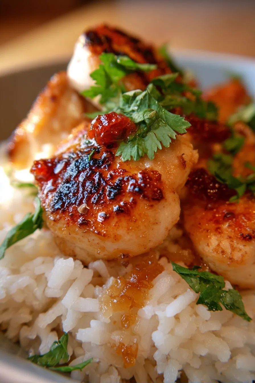 Apricot Chicken and Rice