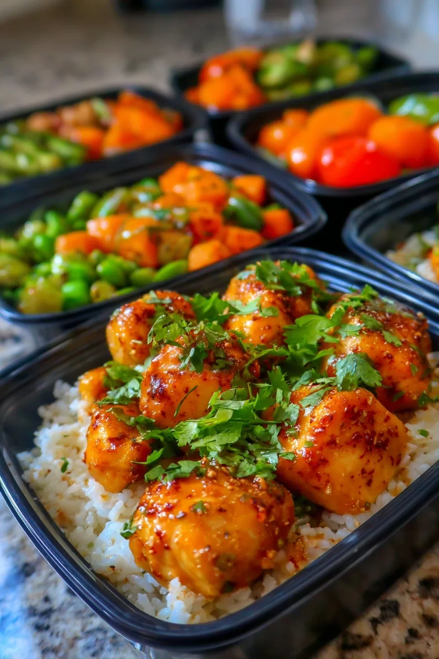 Apricot Chicken Meal Prep